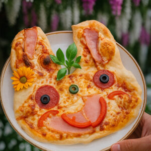 Kinder Pizza with a smile